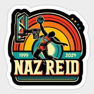 Naz Reid Retro Revival Sticker